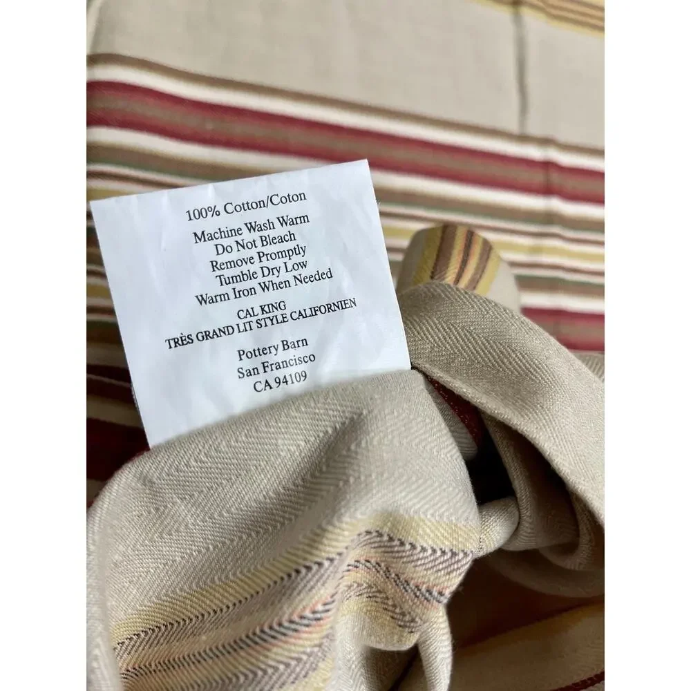 Pottery Barn MONTGOMERY STRIPE 25 x 25